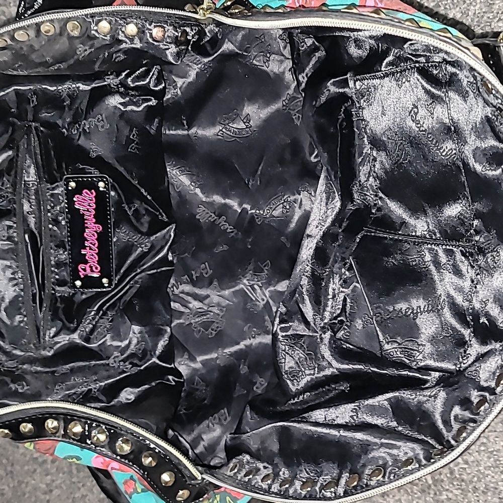 Large Betsey Johnson Floral Purse - Picture 3 of 3